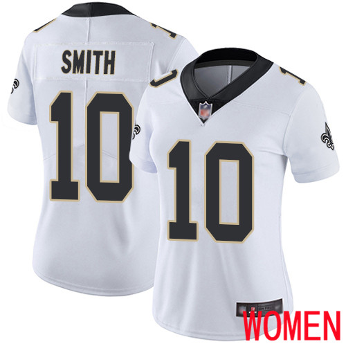 New Orleans Saints Limited White Women Tre Quan Smith Road Jersey NFL Football #10 Vapor Untouchable Jersey